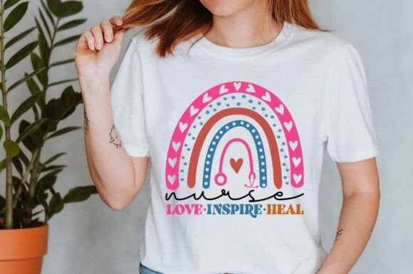 Nurse Love Inspire Heal SVG