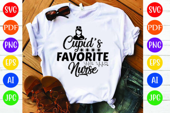 Nurse SVG Design, Cupid’s Favorite Nurse