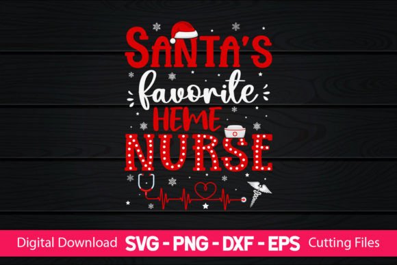 Santa’s Favorite HEME Nurse: Graphics & Crafts for Local Business